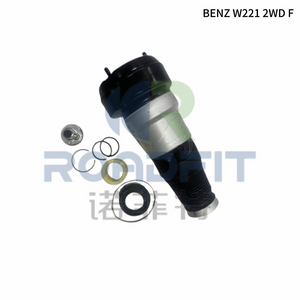前空气减震器维修套件与 Mercedes S350 W221 2WD 兼容 - 替换带工厂空气悬架的后轮驱动车辆的前空气弹簧支柱气囊